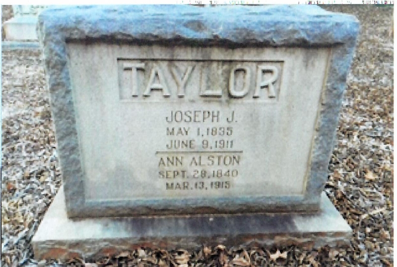 Anna Alston Headstone