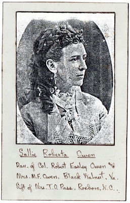 Portrait of Sally Roberta Owen