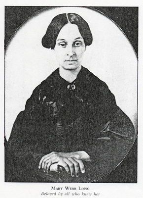 A portrait of Mary Webb